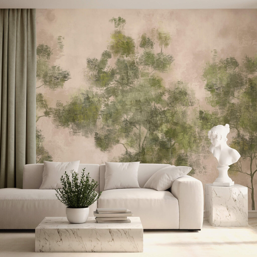 Árboles en tonos verdes — interior 3