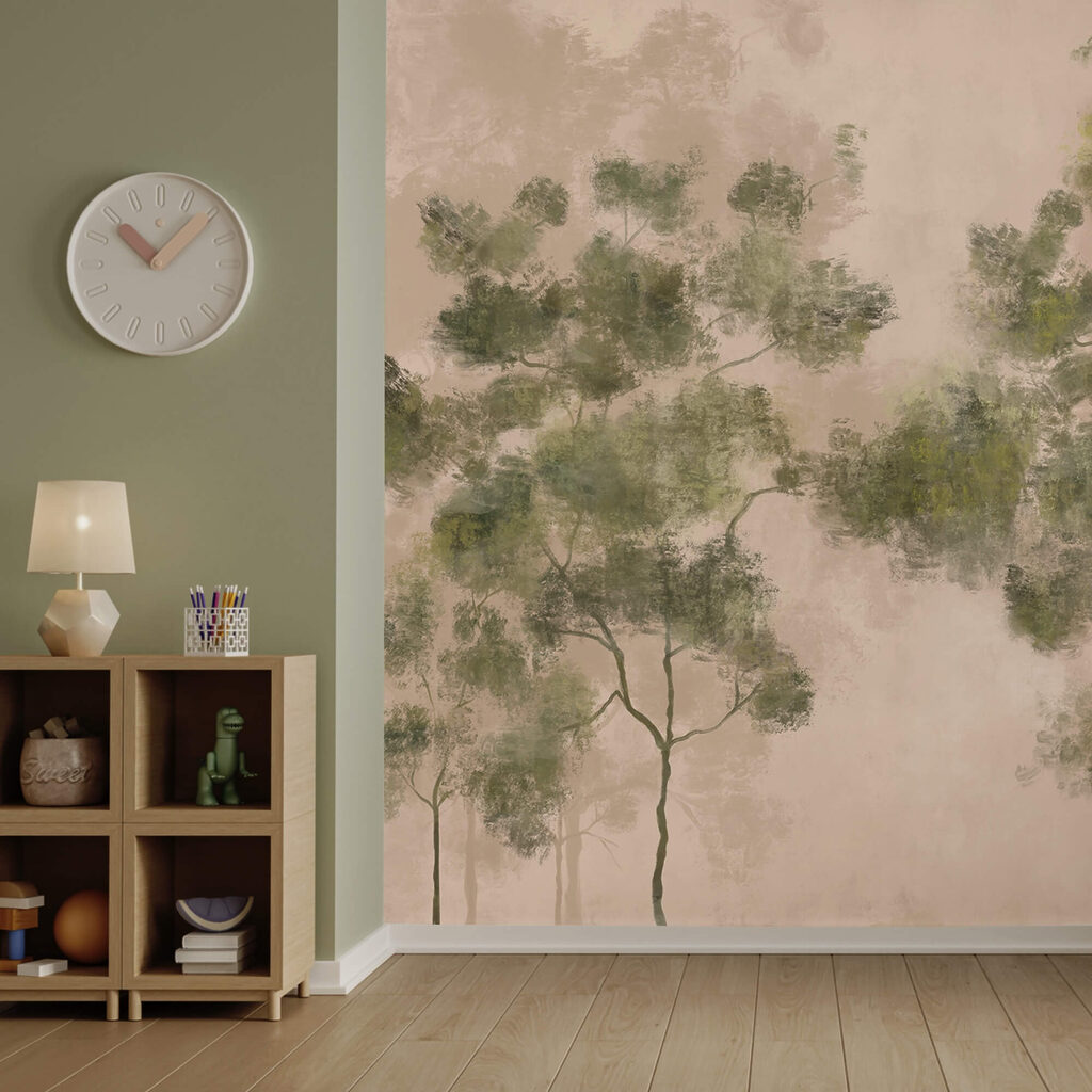 Árboles en tonos verdes — interior 4
