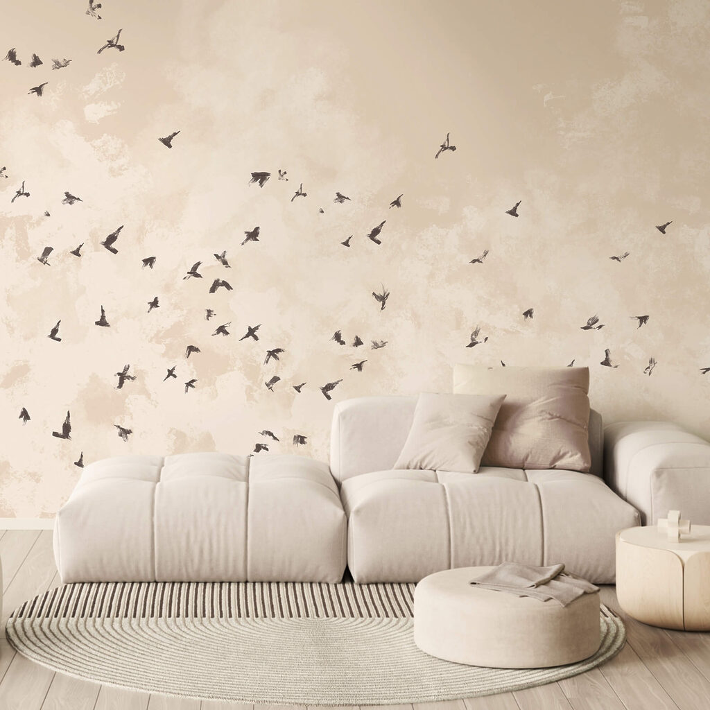 Bandada de pájaros — interior 2