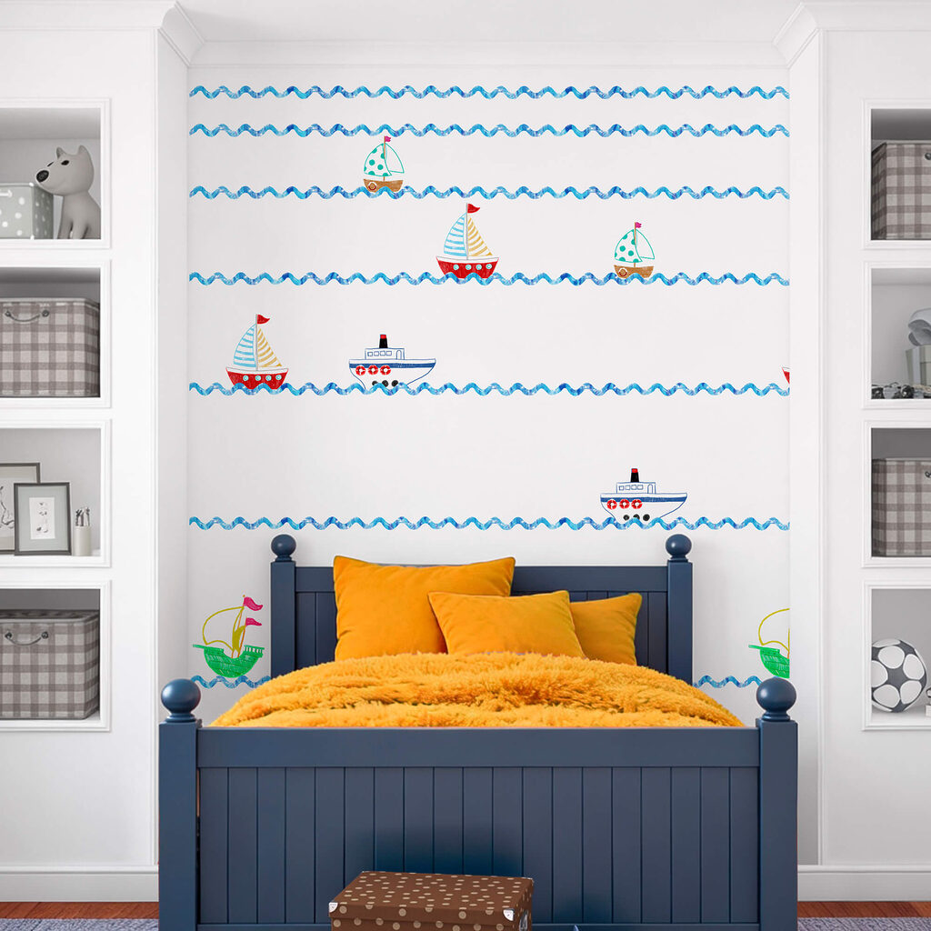 Barquitos sobre las olas — interior 2