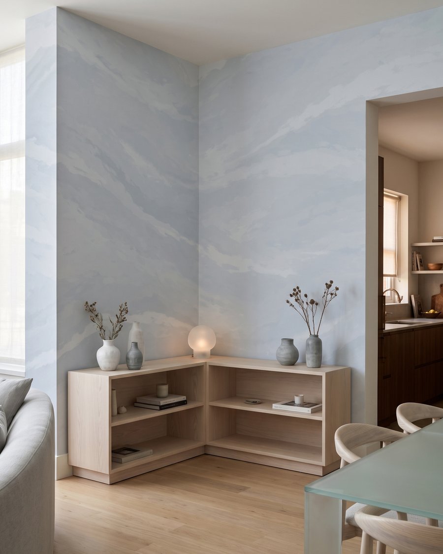 Ondas suaves de pintura — interior 1