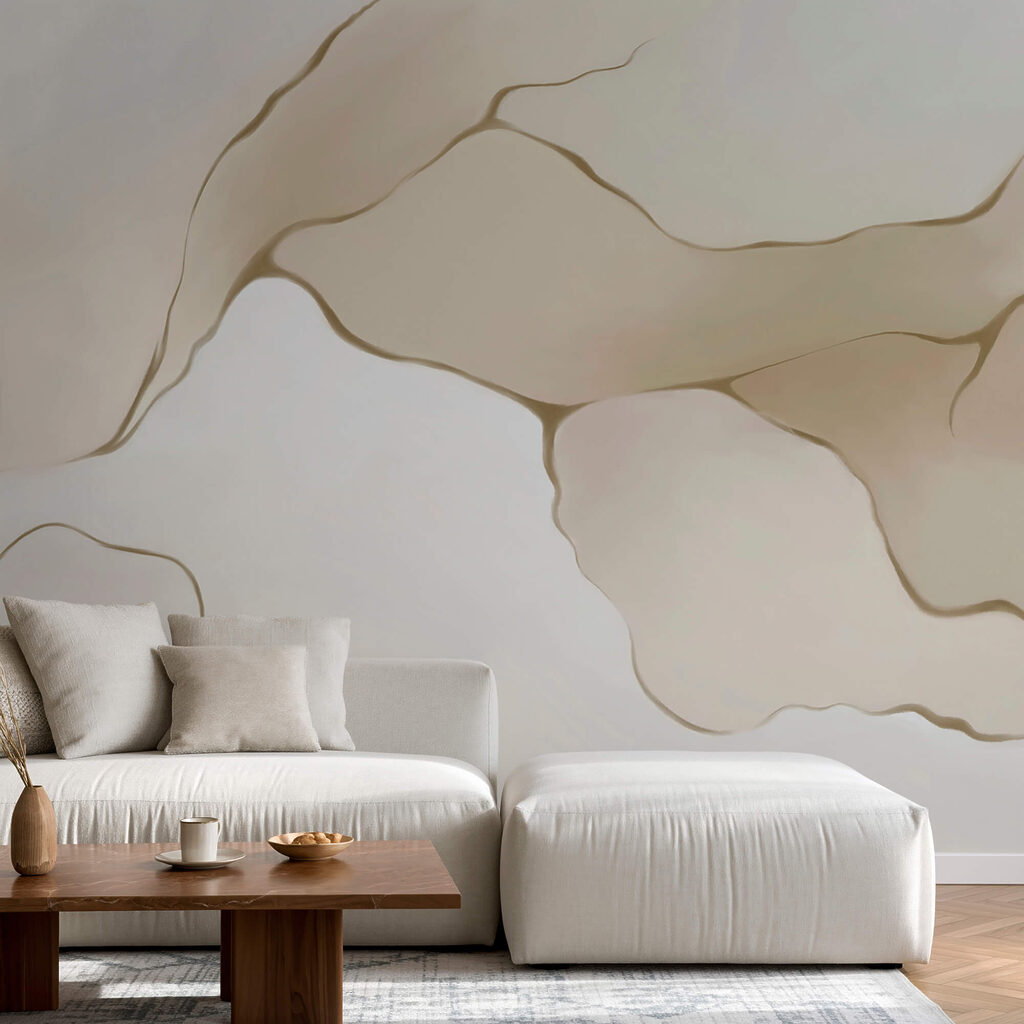 Vetas finas entre beiges — interior 1