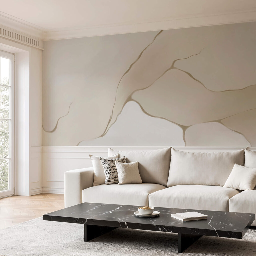 Vetas finas entre beiges — interior 3