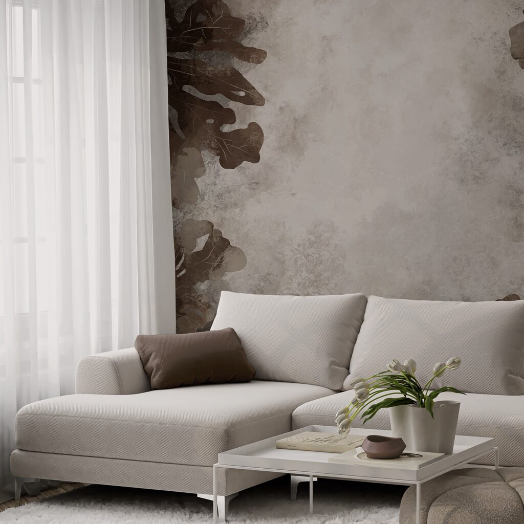 Hojas oscuras en neblina — interior 3