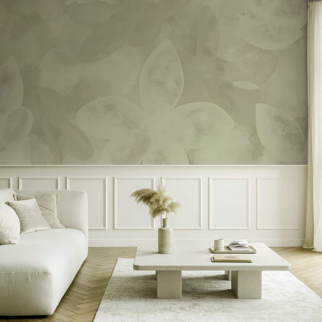 Flores verdes translúcidas — interior 3