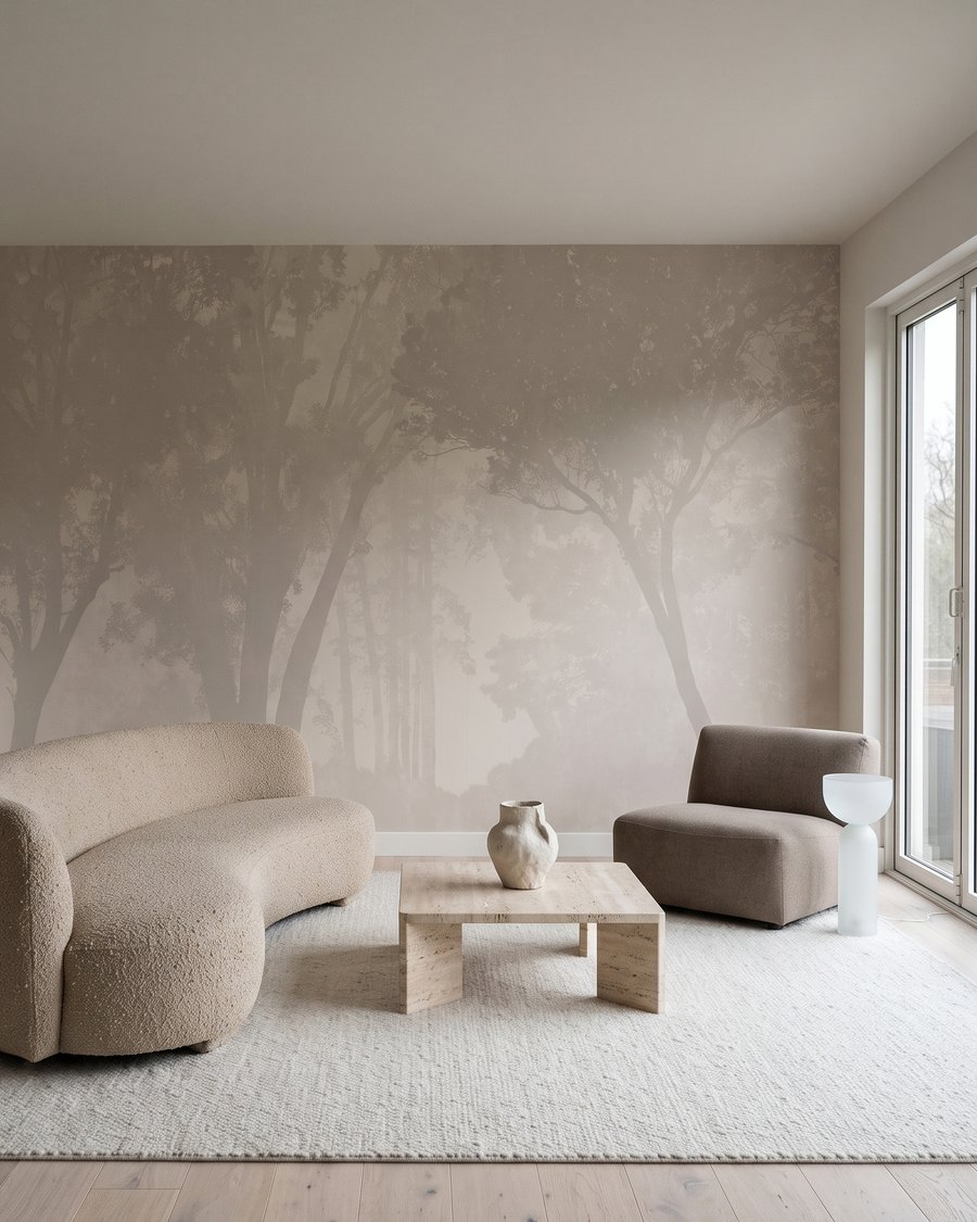 Bosque suave en neblina — interior 3