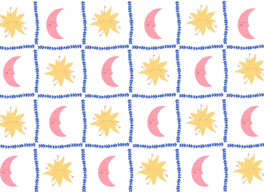 Soles y lunas — diseño completo