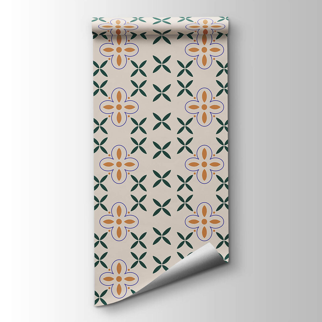 Flores entre pequeñas cruces — vista del producto