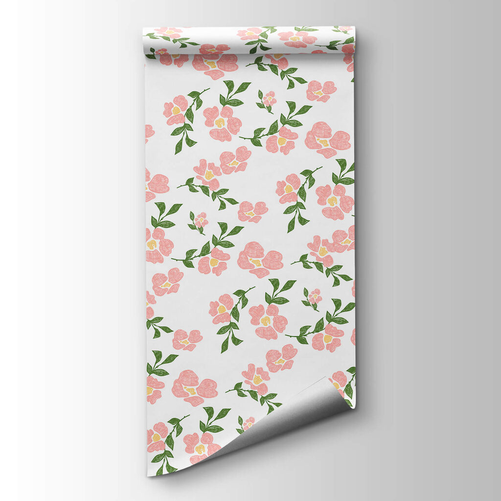 Ramas rosas en flor — vista del producto