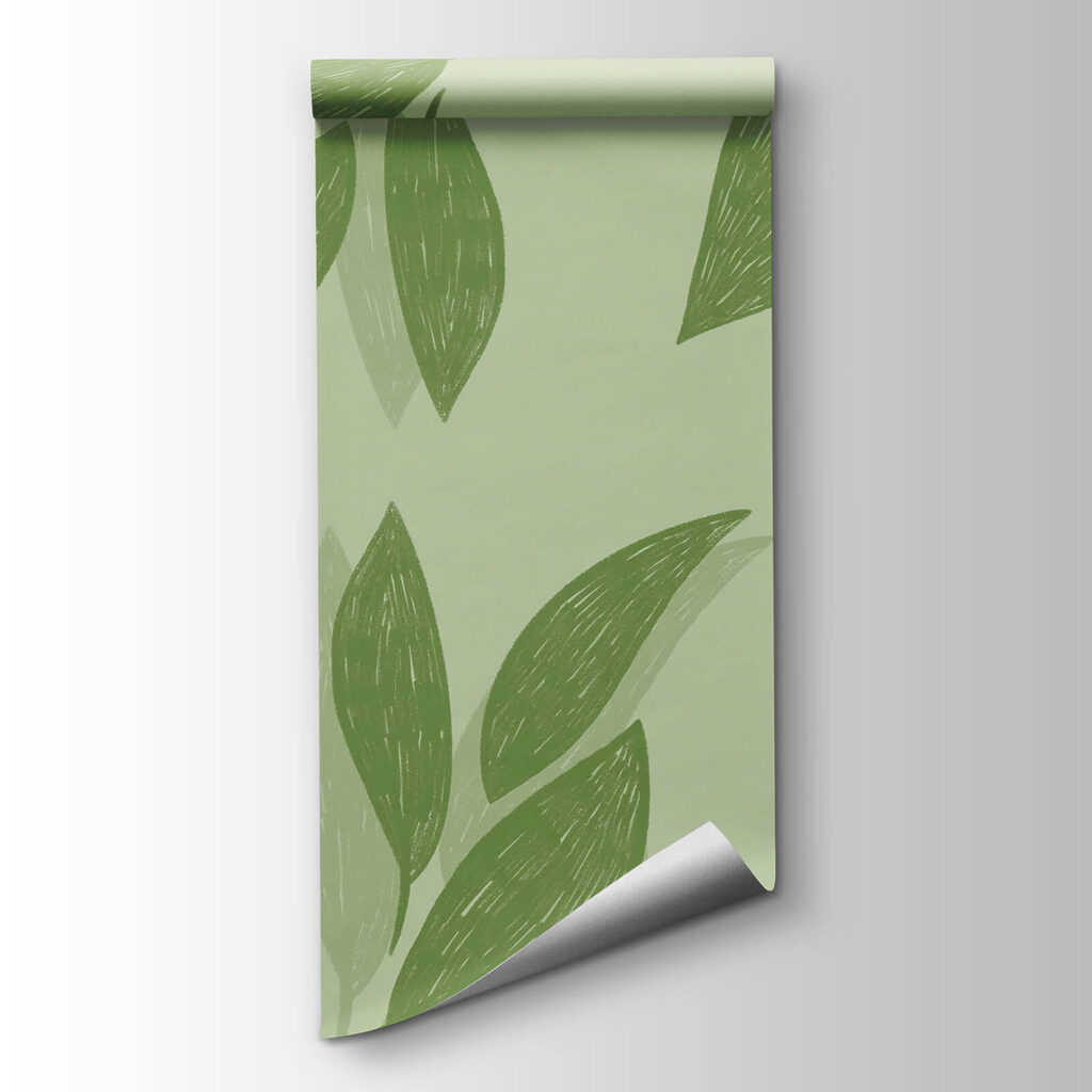 Pares de hojas verdes — vista del producto