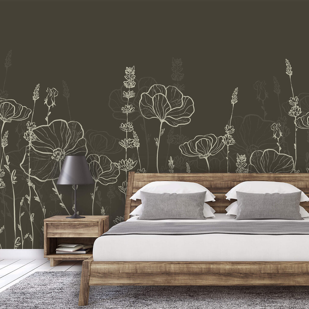 Líneas de flores finas — interior 2