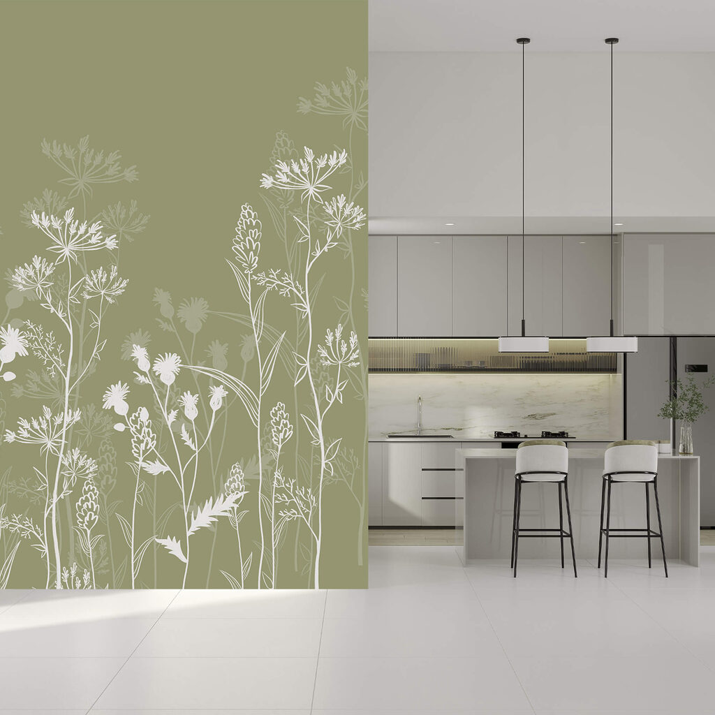 Tallos altos, verde oliva — interior 2