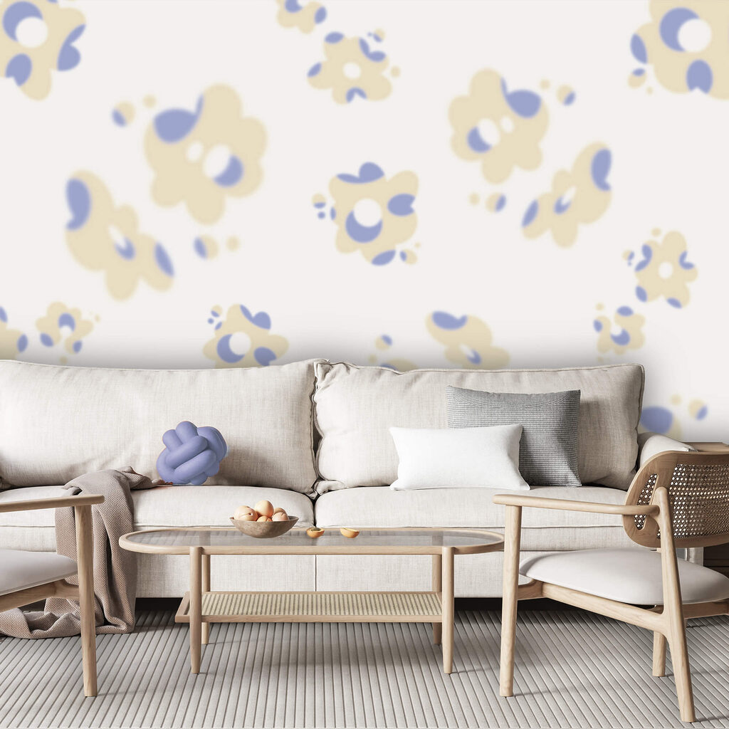 Flores pastel en manchas — interior 2