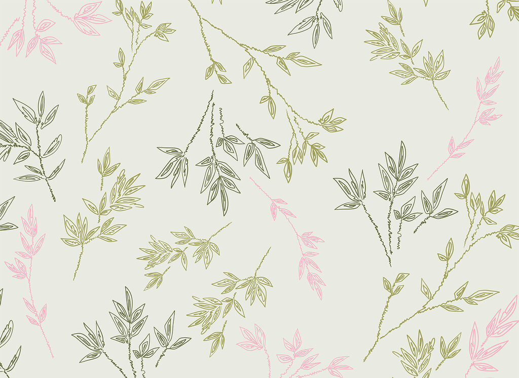 Ramitas rosas y verdes — diseño completo