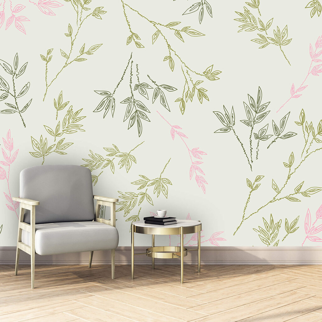 Ramitas rosas y verdes — interior 1