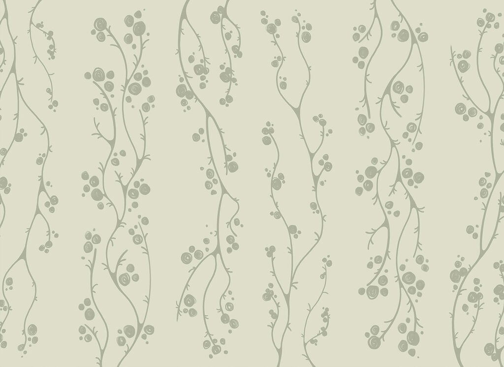Ramas con bayas — diseño completo