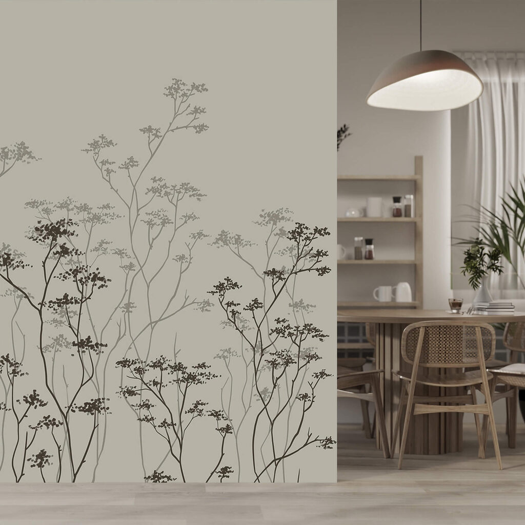 Flores silvestres en contorno — interior 1