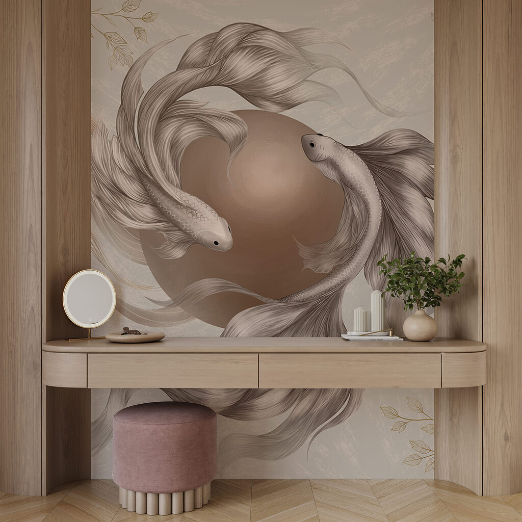 Peces ornamentales en círculo — interior 2