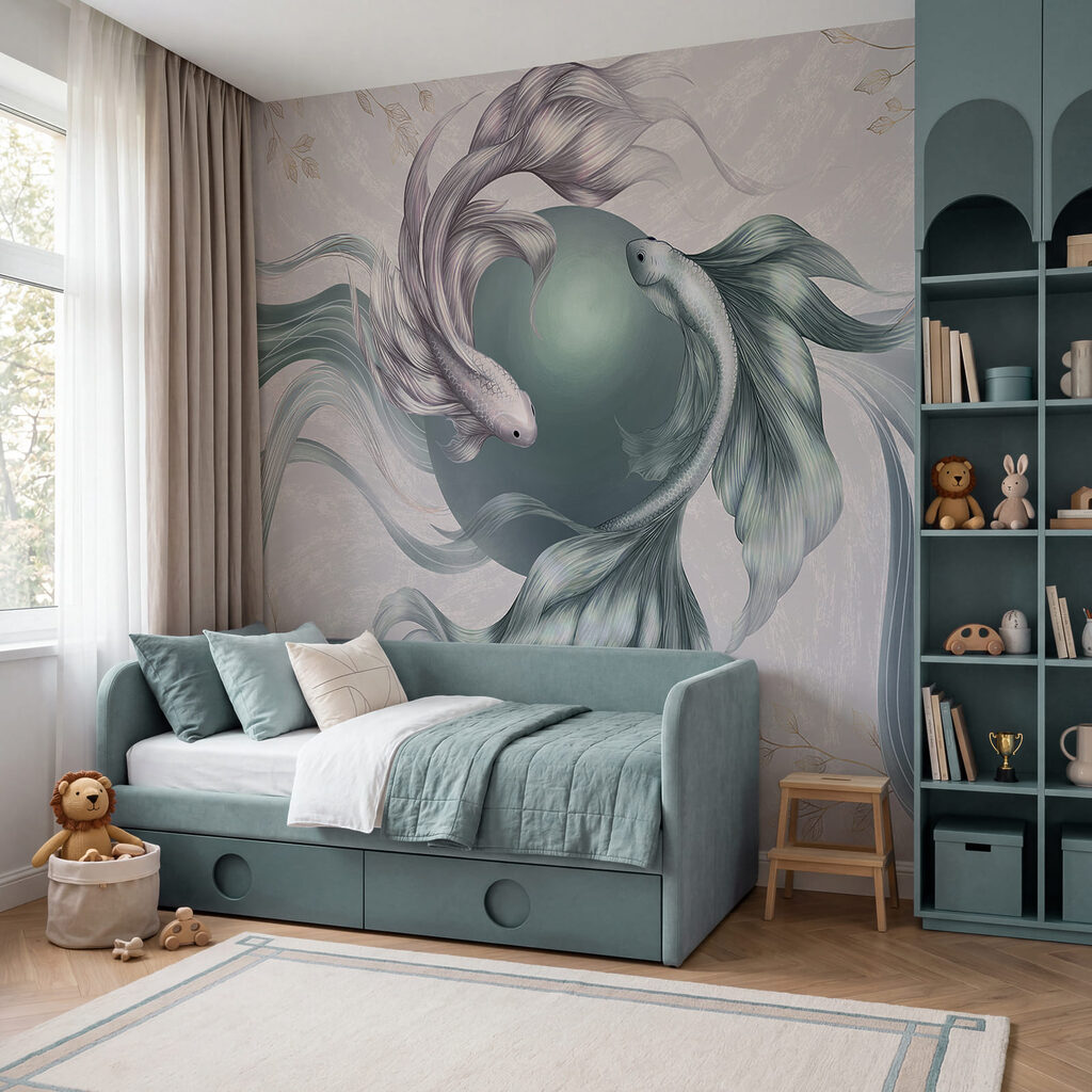 Peces ornamentales en círculo — interior 3