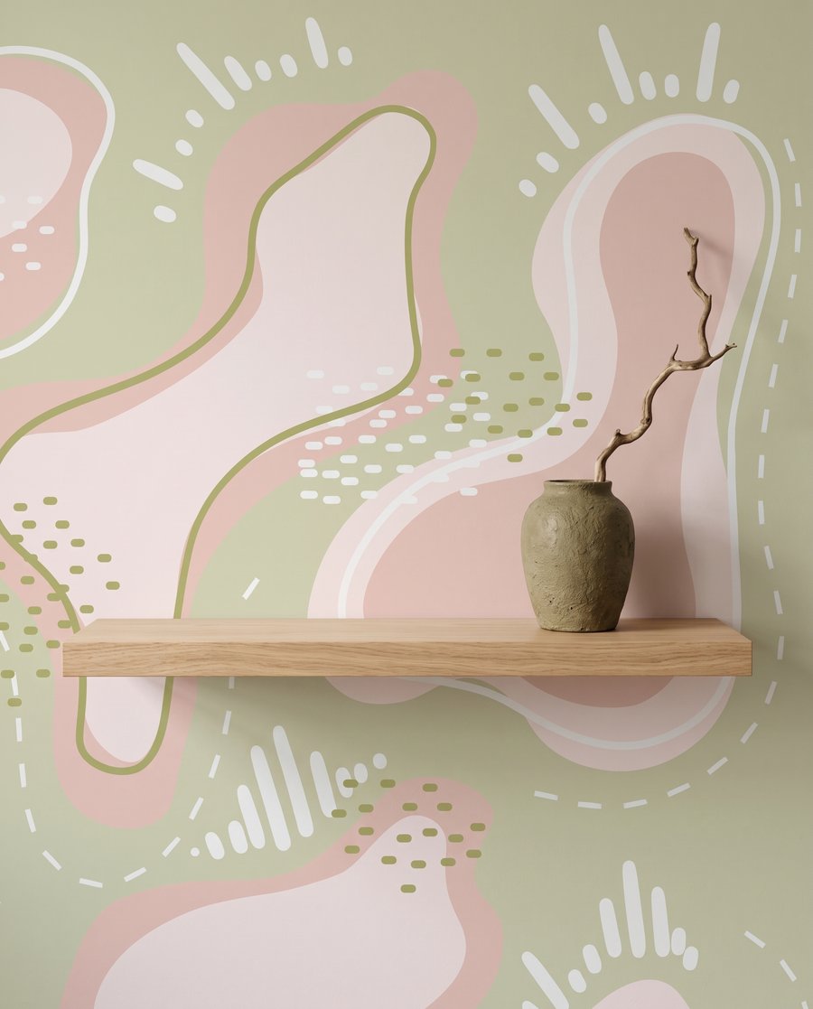 Formas con bordes punteados — detalle