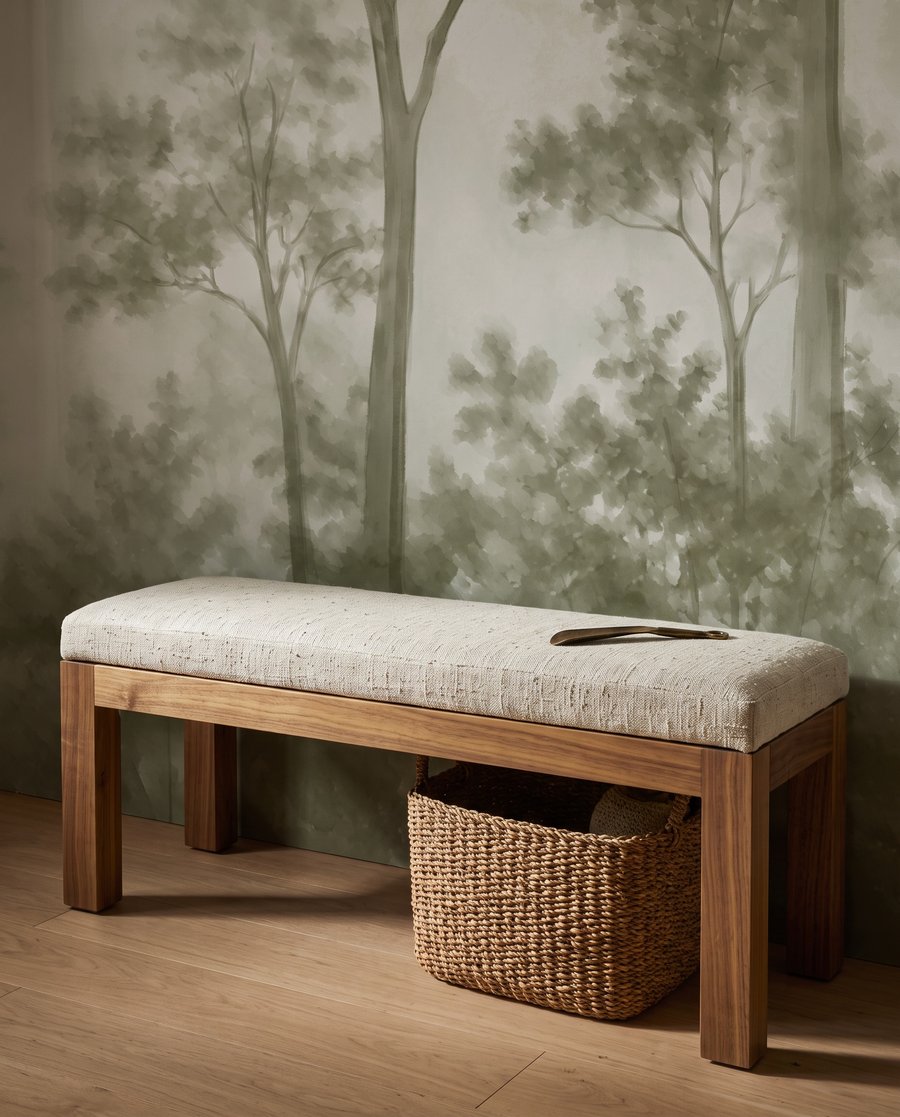 Árboles tras neblina translúcida — interior 6