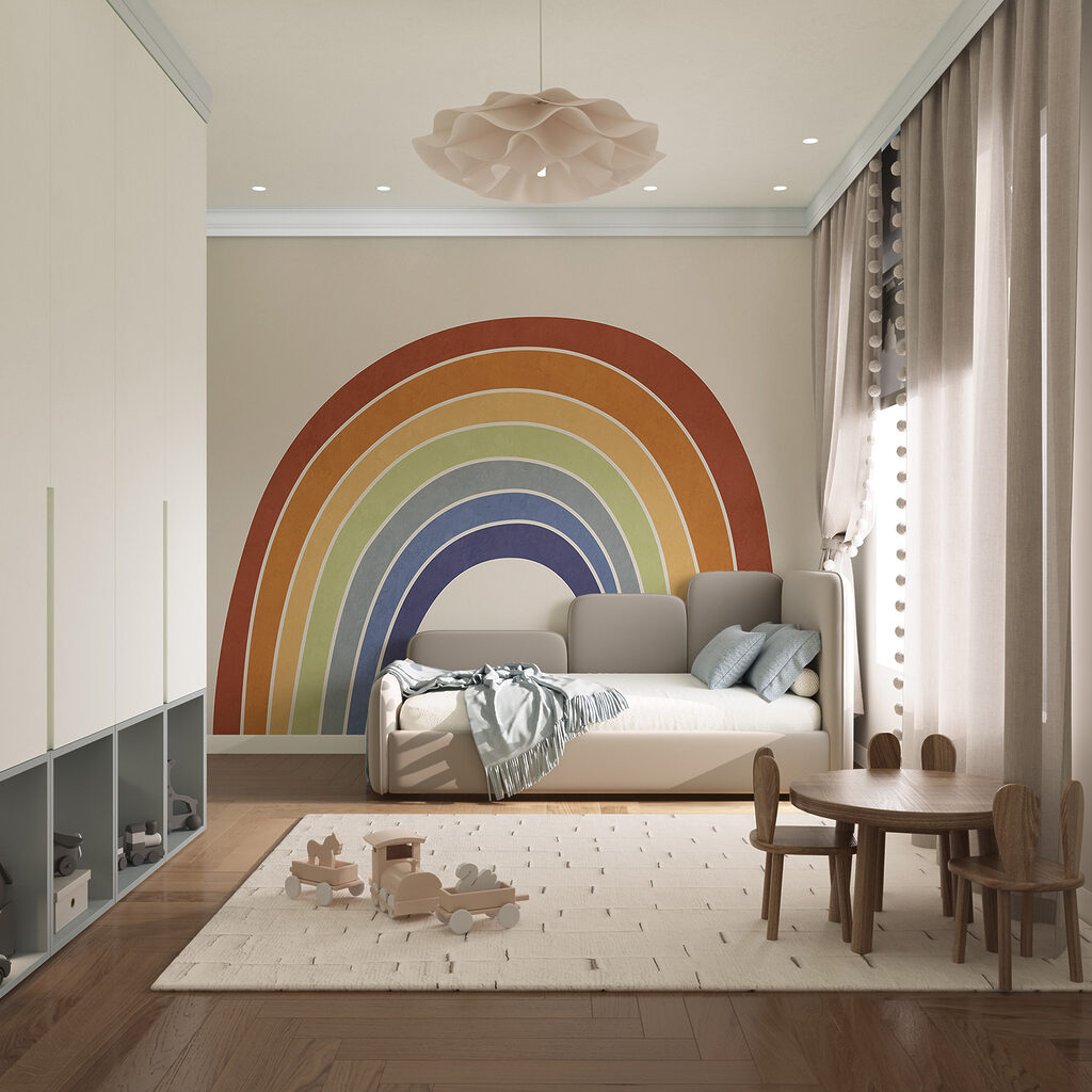 Arcoíris sencillo — interior 2