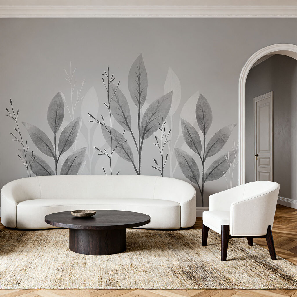 Hojas delicadas en grupos — interior 2