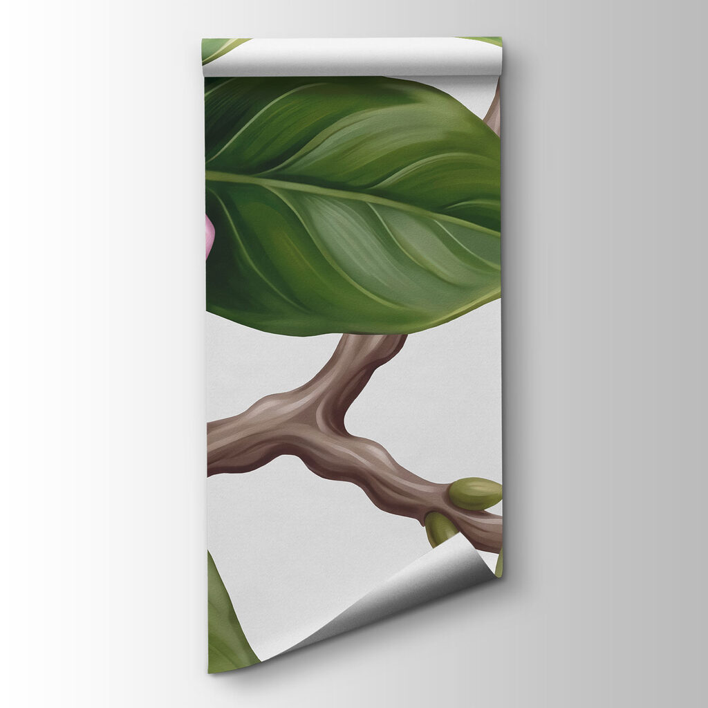 Magnolias rosas en rama — vista del producto