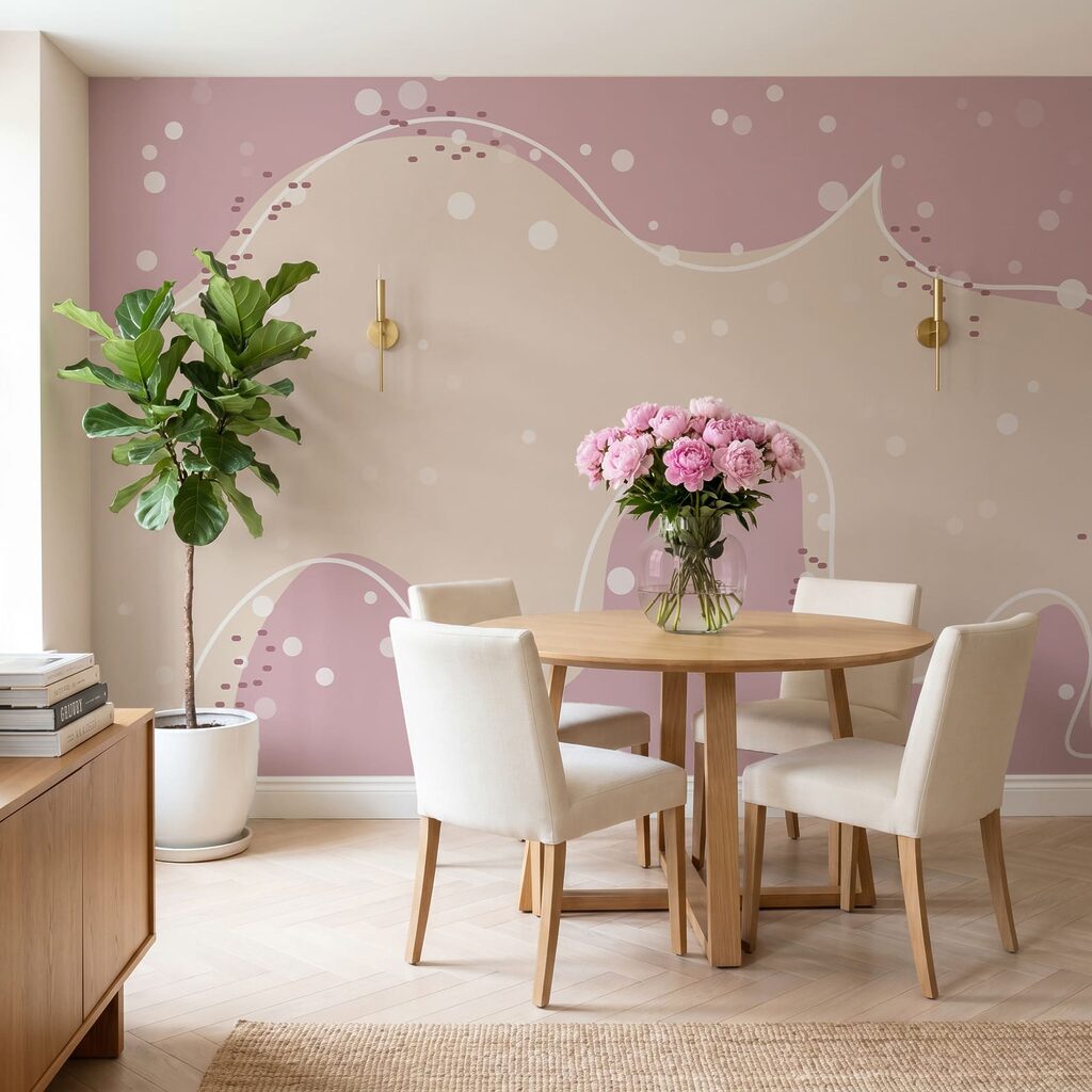Forma suave con puntos en un interior