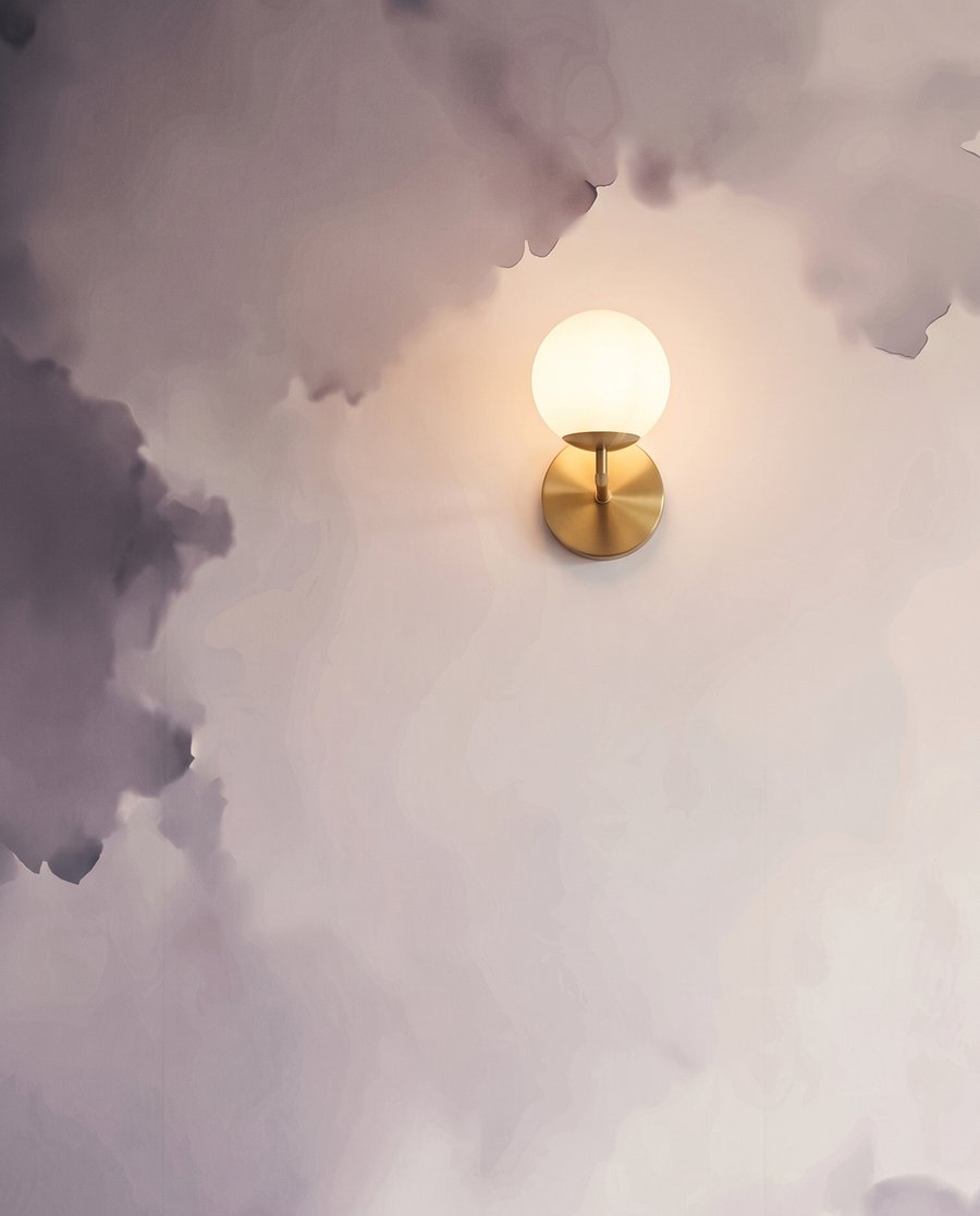 Nubes en acuarela — detalle