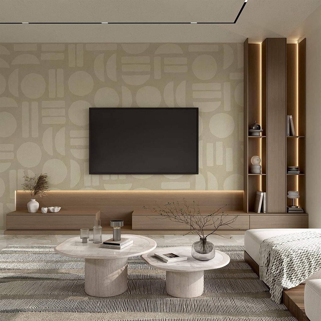 Formas redondas en cuadrícula — interior 1
