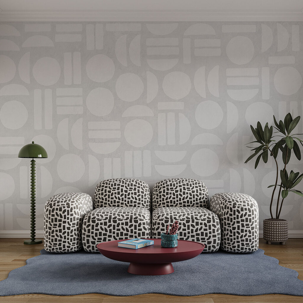 Formas redondas en cuadrícula — interior 2