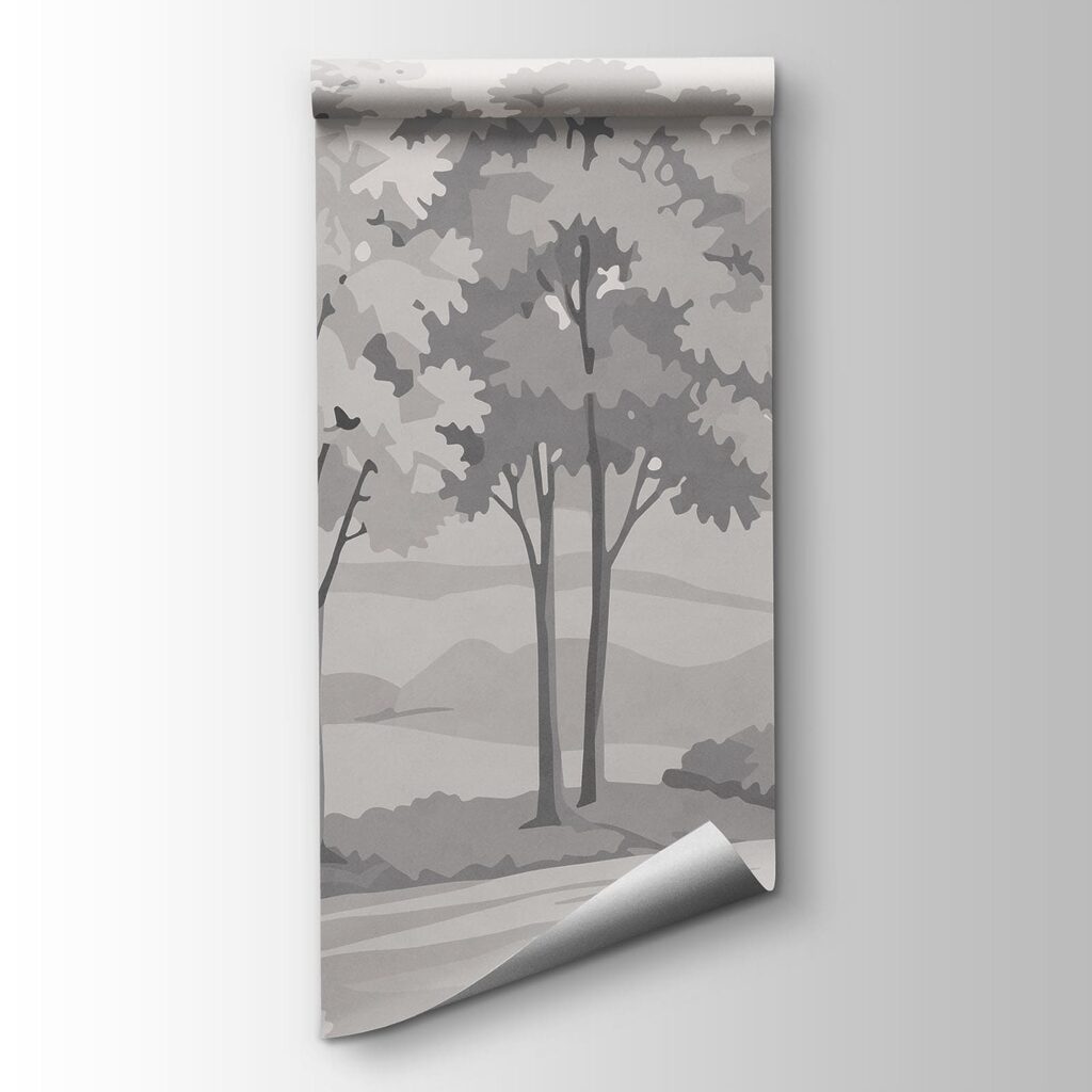 Paisaje en líneas grises — vista del producto