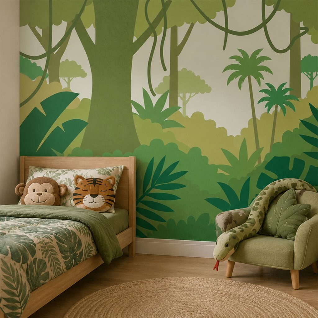 Lianas en selva dibujada — interior 2