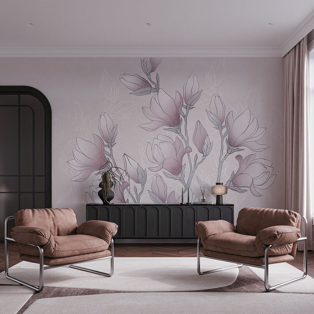 Magnolias en contornos finos — interior 2