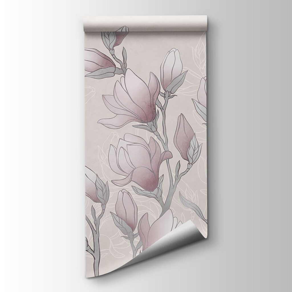 Magnolias en contornos finos — vista del producto