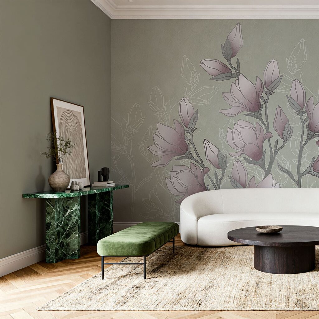 Magnolias en contornos finos — interior 2