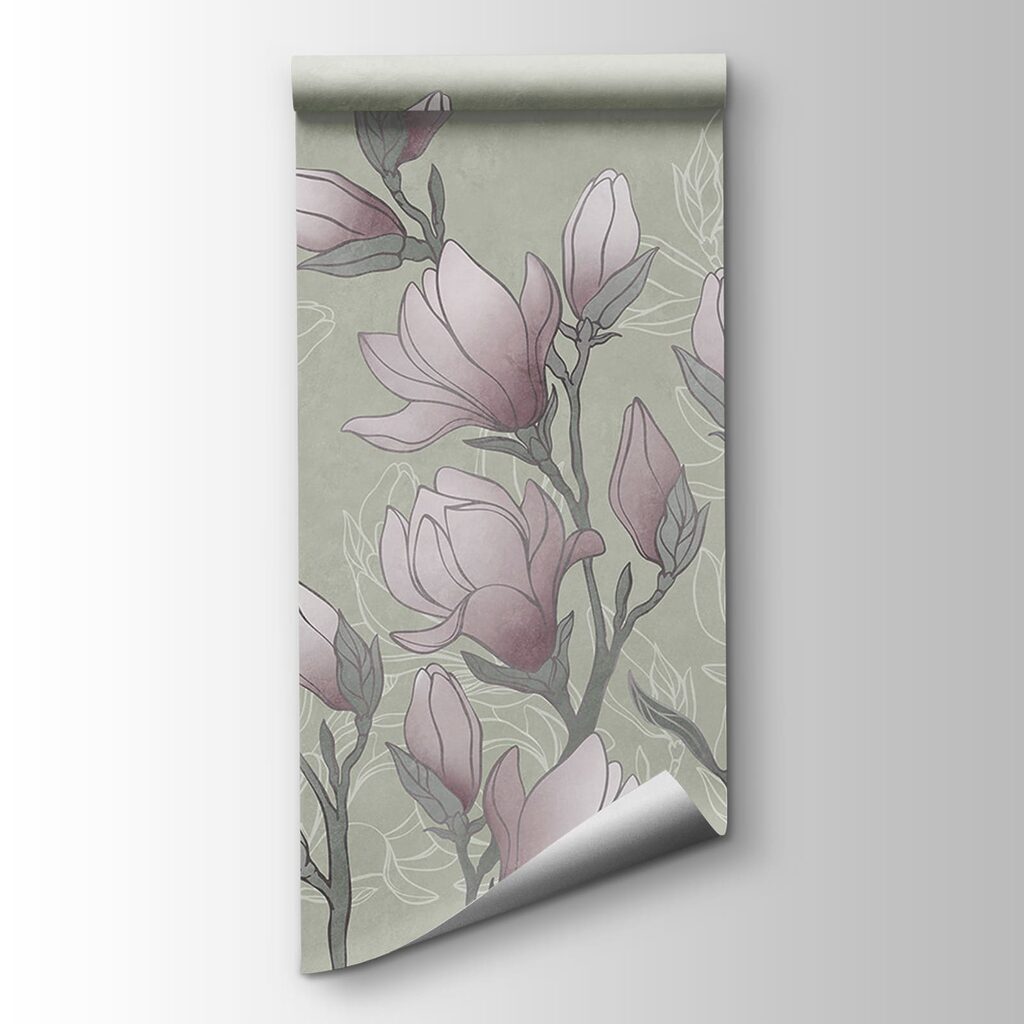 Magnolias en contornos finos — vista del producto