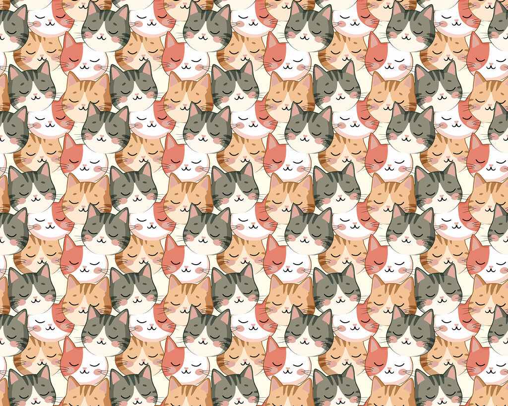 Cabecitas de gato — diseño completo