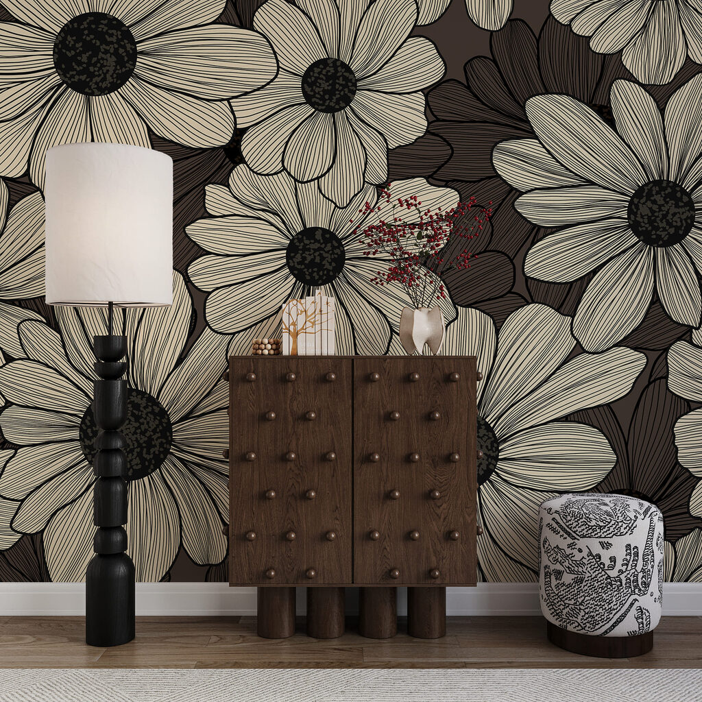 Flores con finos trazos — interior 3