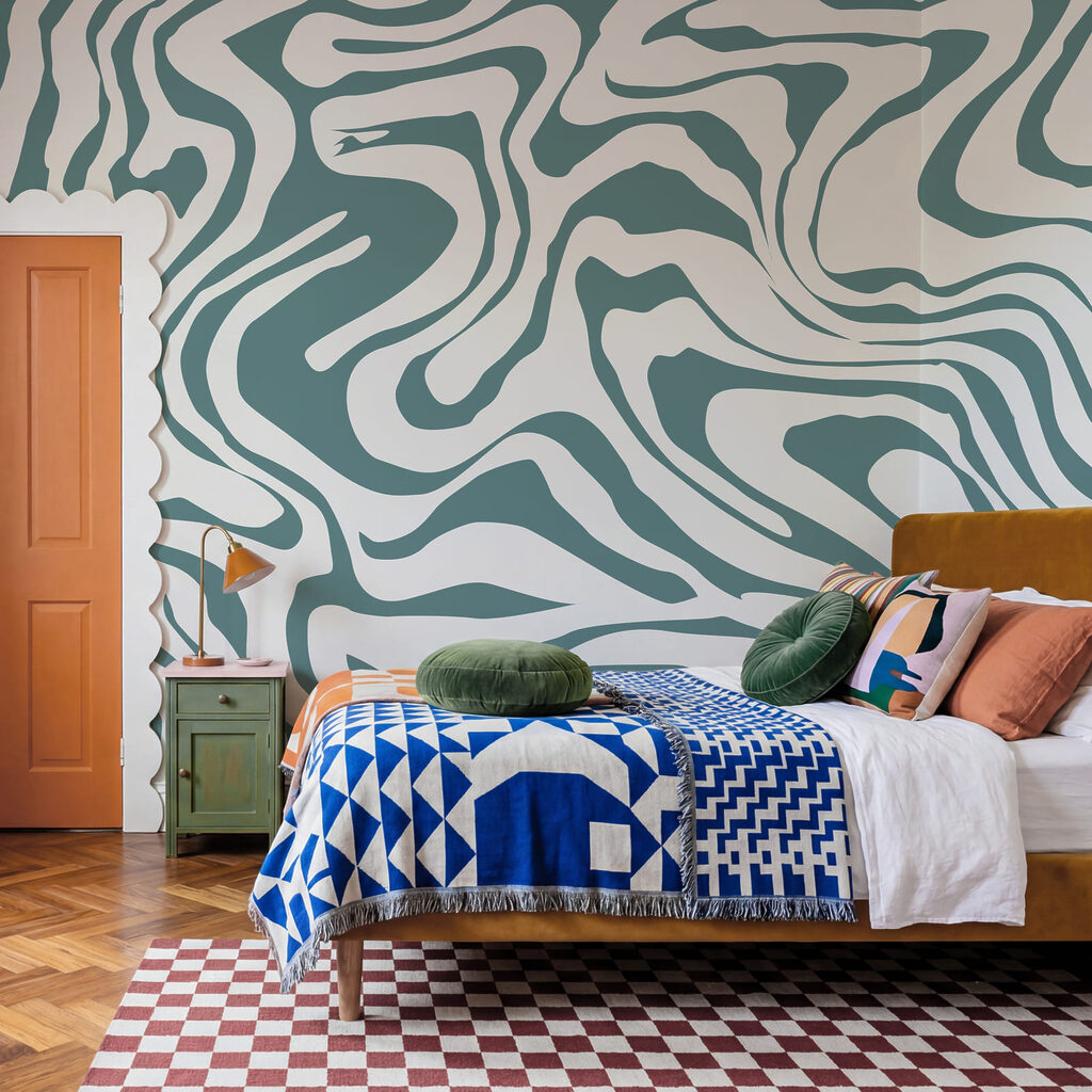 Trazos ondulados de color — interior 2