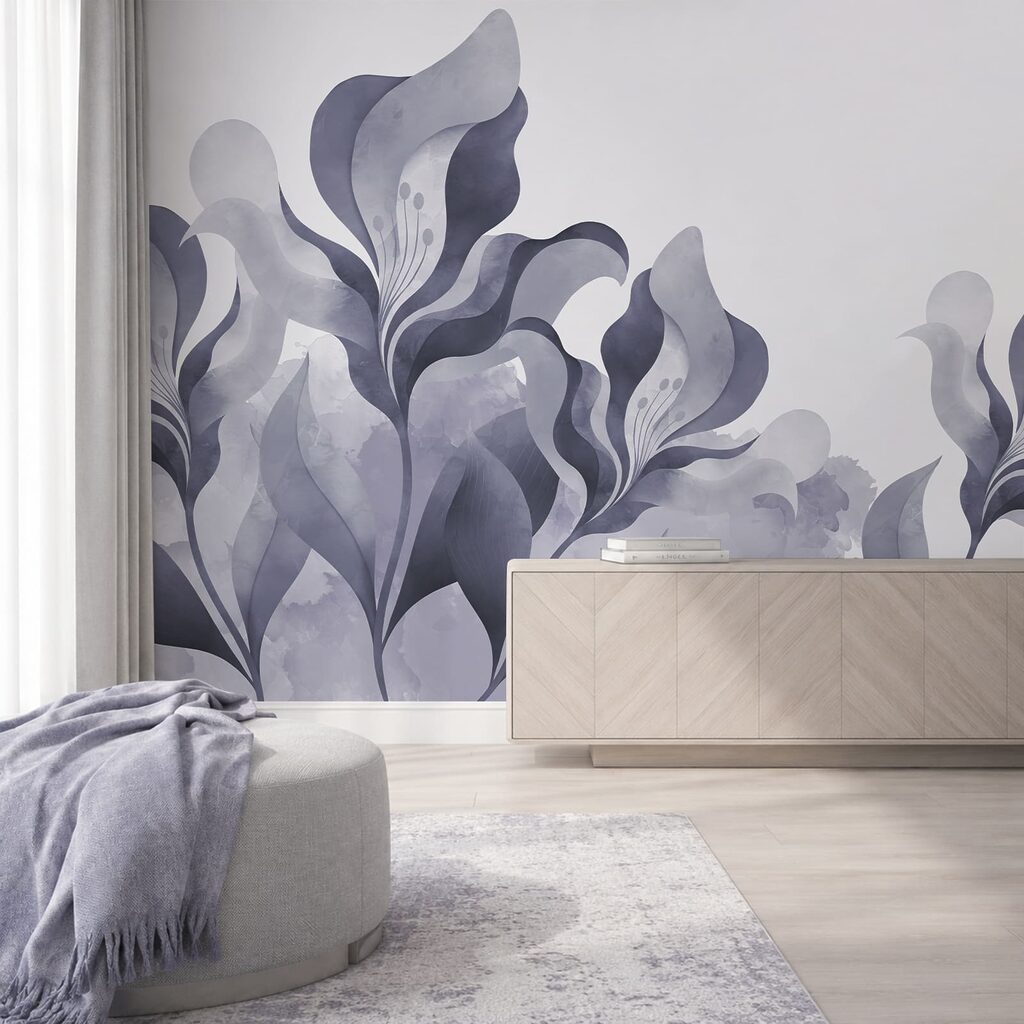 Hojas y cálices florales — interior 2