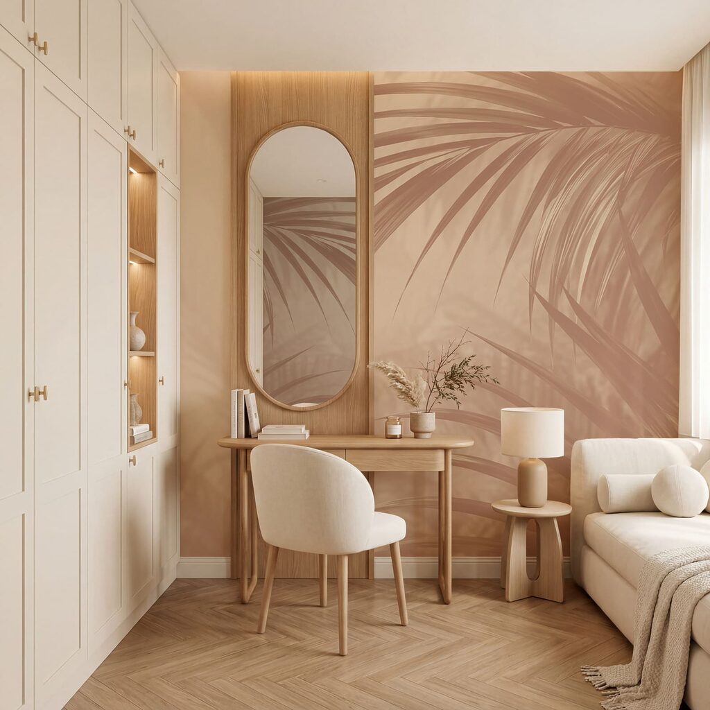 Palmeras tras la neblina — interior 1