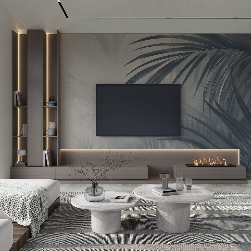 Palmeras tras la neblina — interior 3