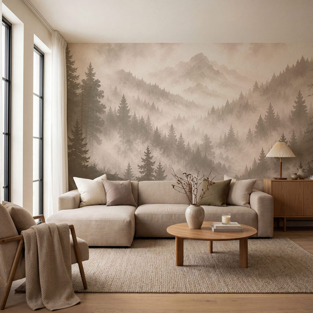 Pinares entre la niebla — interior 1