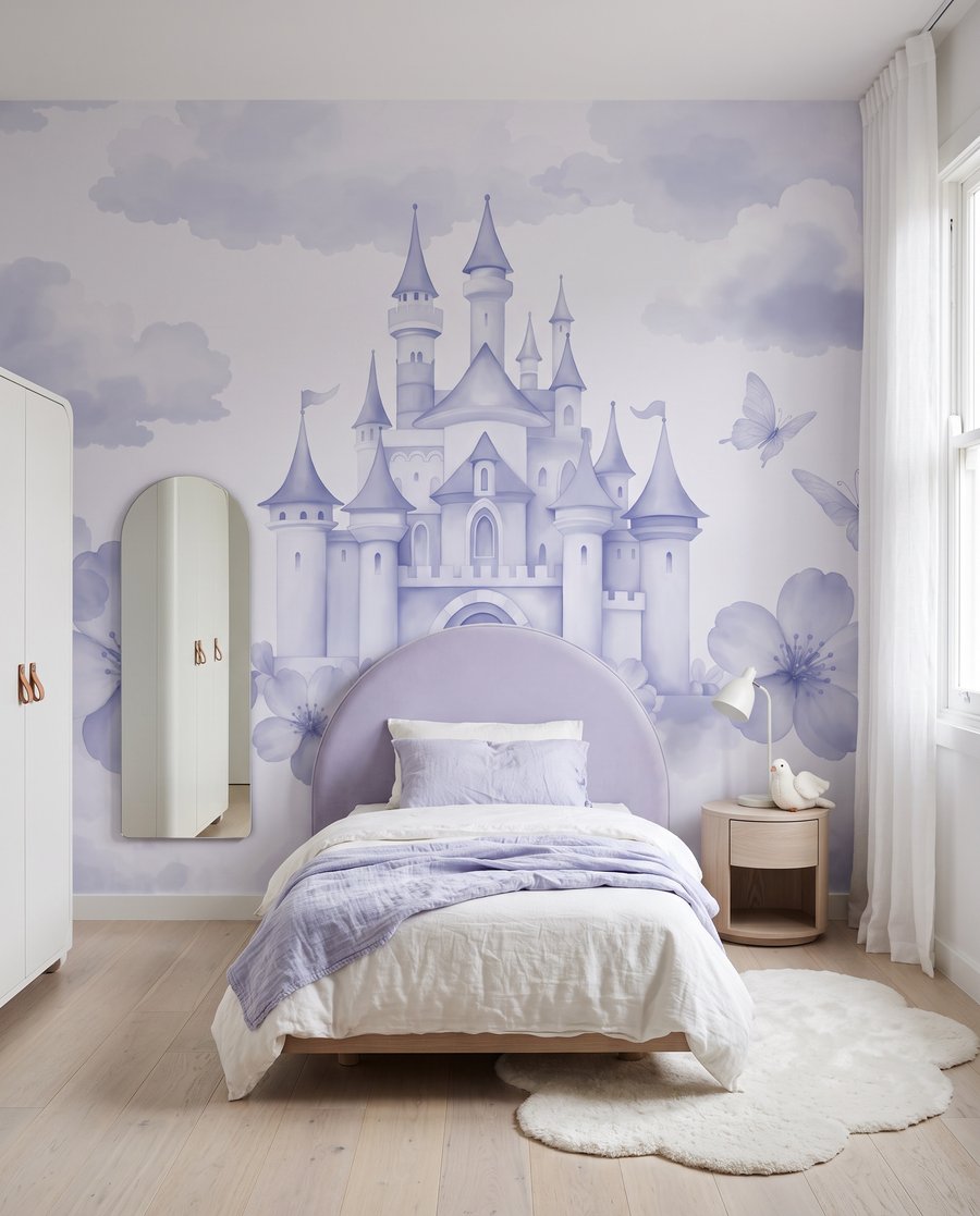 Castillo entre nubes floridas — interior 2