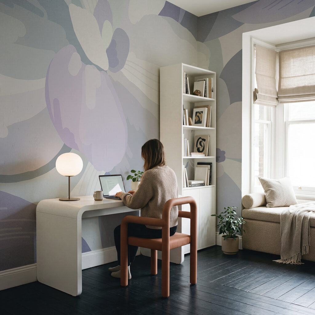 Flores superpuestas en pastel — interior 5