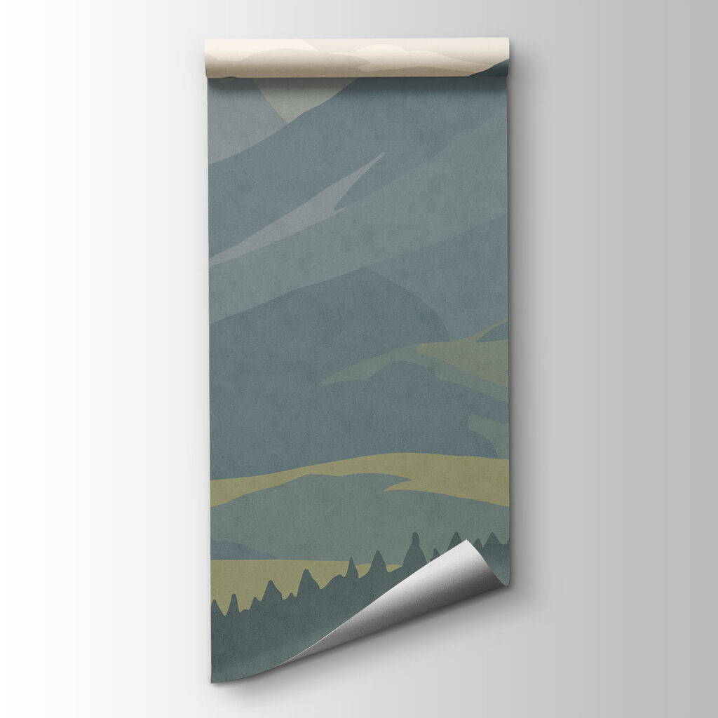 Camino hacia las montañas — vista del producto