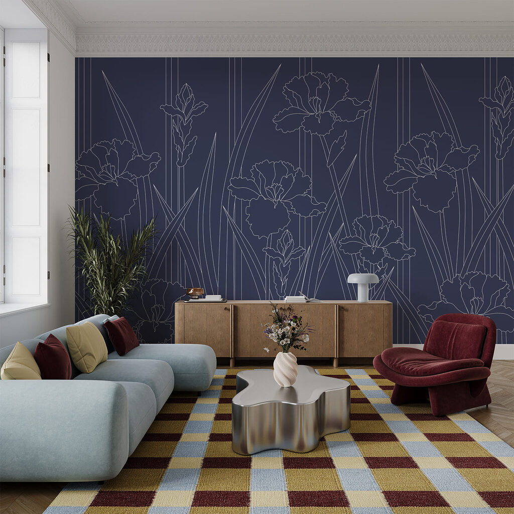 Lirios de trazo blanco — interior 2
