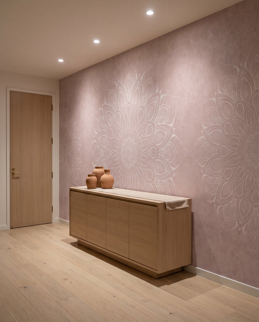 Mandala floral envejecido — interior 6
